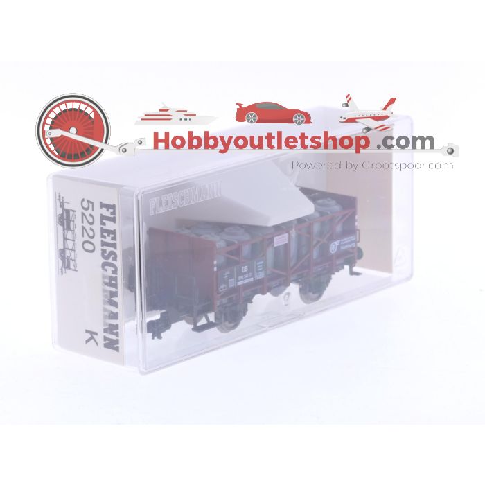 Schaal H0 Fleischmann 5220K zuurflessenwagen 'VTG' van de DB #5768