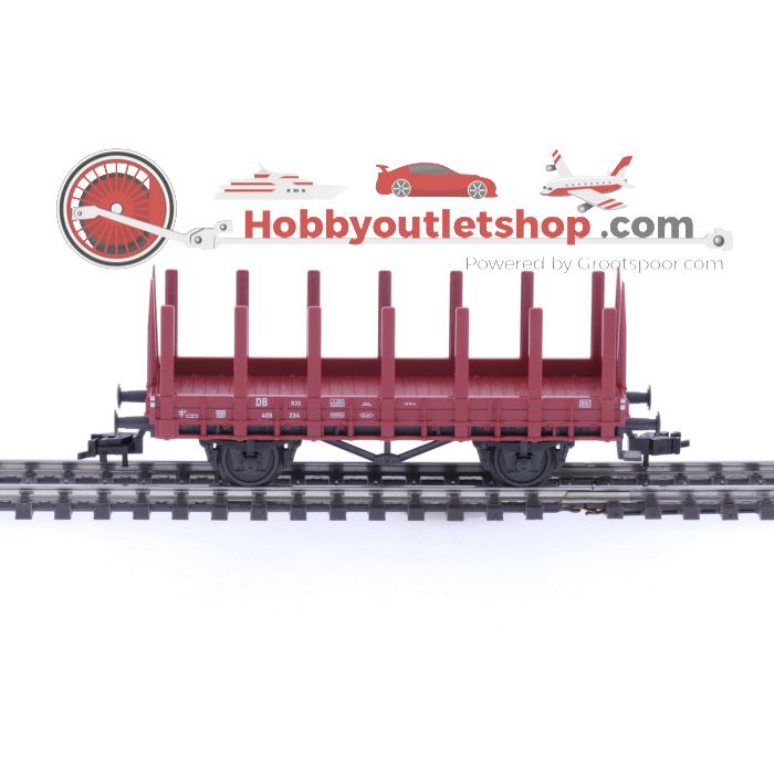 Schaal H0 Fleischmann 5010 & 5014 goederenwagens set van de DB #5777