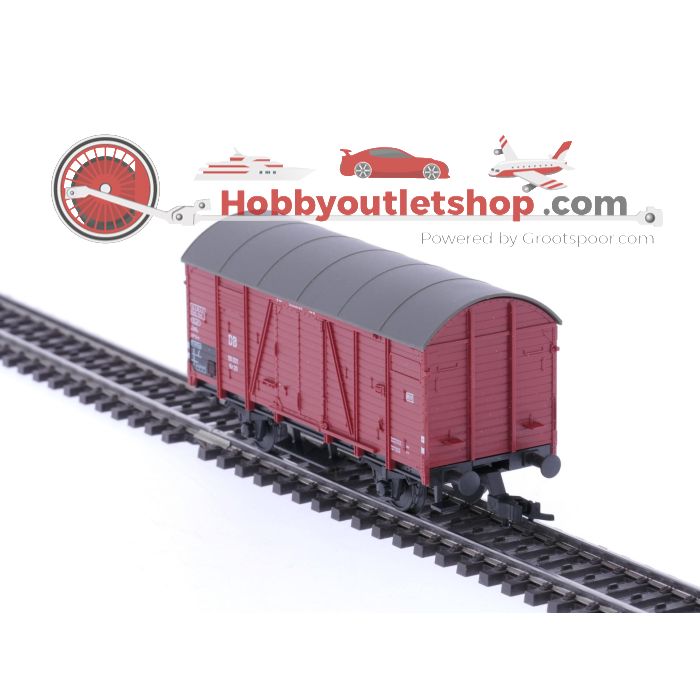 Schaal H0 Fleischmann 5020 & 5029 set van 2 goederenwagens van de DB #5778