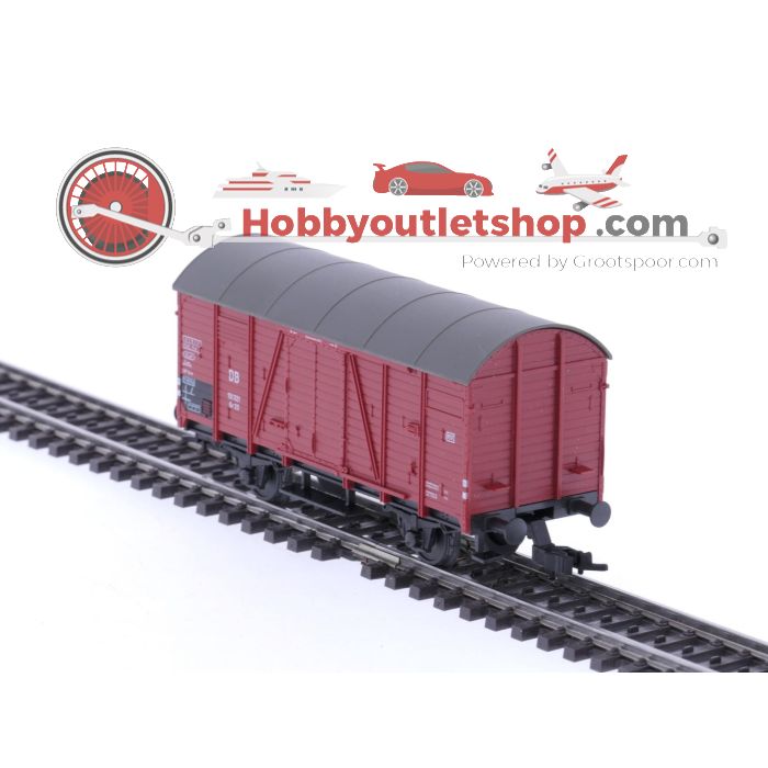 Schaal H0 Fleischmann 5020 & 5029 set van 2 goederenwagens van de DB #5778