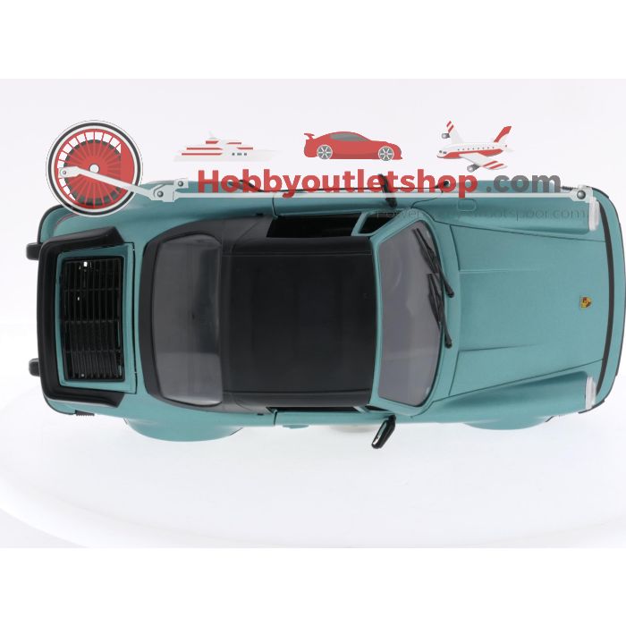 Schaal 1:16 Tonka Polistil 01314 Porsche  911 Speedster 1989 Blue/green #6416