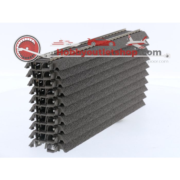 Schaal H0 Trix 62188 rechte C-rails 188.3 mm 10 st. #6517