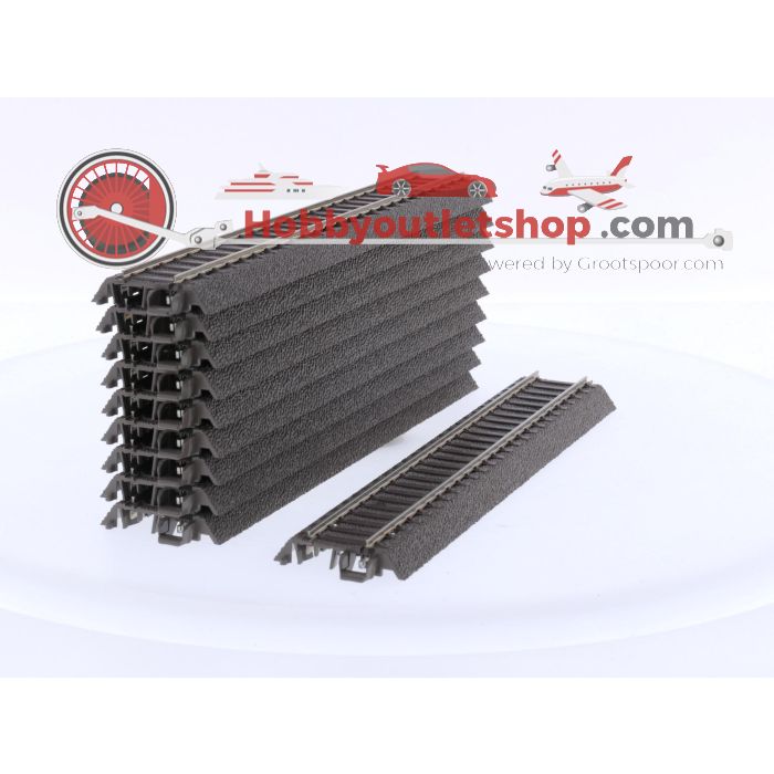 Schaal H0 Trix 62188 rechte C-rails 188.3 mm 10 st. #6517
