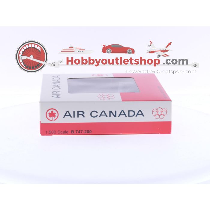 Schaal 1:500 Big Bird BB52005ACA Air Canada Boeing 747-100 Reg.Nr. CF-TOA #6452