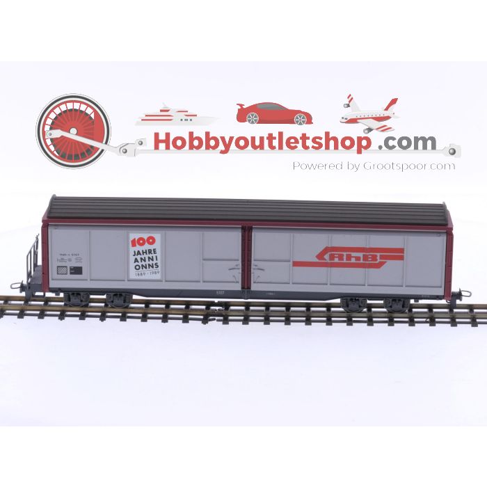Schaal H0m Bemo 2278-1 schuifwandwagen 5107 '100 Jahre Anni Ons' van de RhB #P213