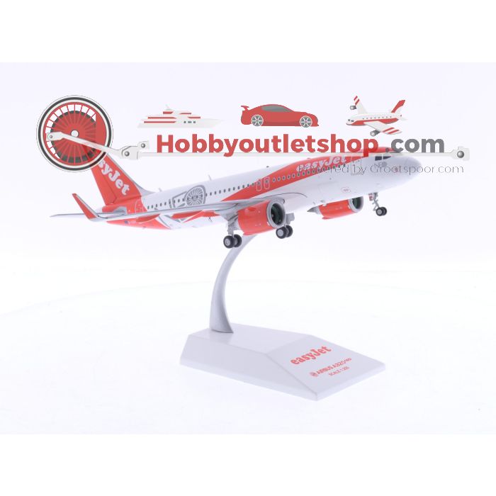 Schaal 1:200 JC Wings EW232N001 EasyJet Airbus A320neo Reg.Nr. G-UZHA #6456