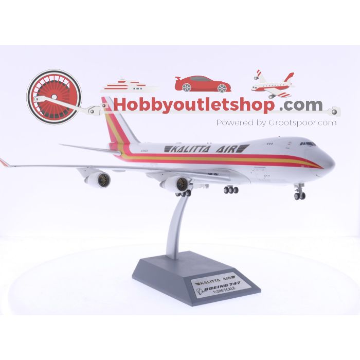 Schaal 1:200 JC Wings LH4234 Kalitta Air Boeing 747-400(BCF) Reg.Nr. N742CK  #6463 - sku: 20241022022653 - Gebruikt - Zo goed als nieuw - Afbeelding 6