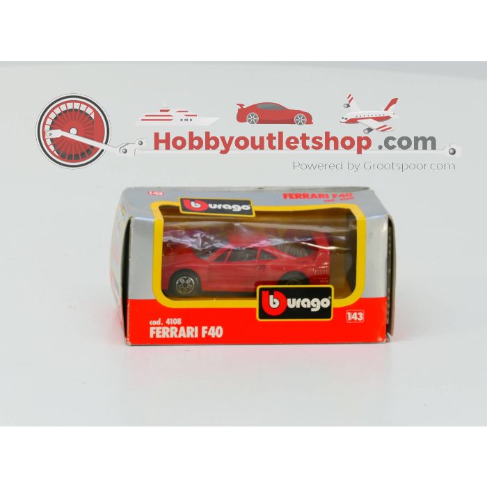 Schaal 1:43 Bburago 4 auto's #2419