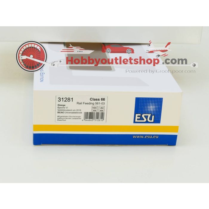 Schaal H0 ESU dieselloc 31281 class 66 561-03 RRF #472