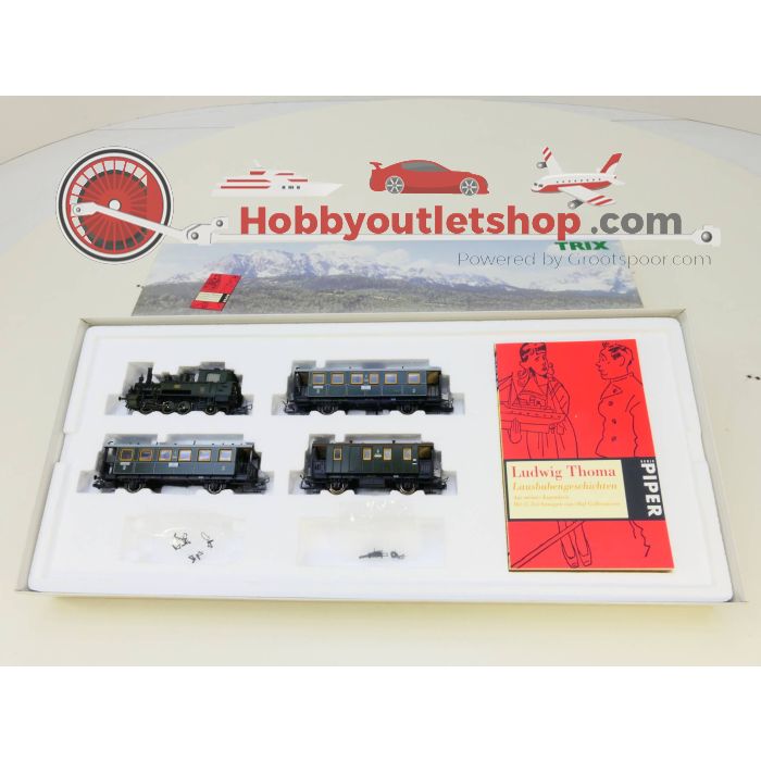 Schaal H0 Trix 21226 4 delige set ''Ludwig Thoma" Königlich Bayerischen Staatseisenbahnen #2490