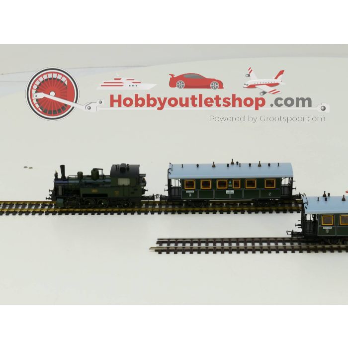 Schaal H0 Trix 21226 4 delige set ''Ludwig Thoma" Königlich Bayerischen Staatseisenbahnen #2490