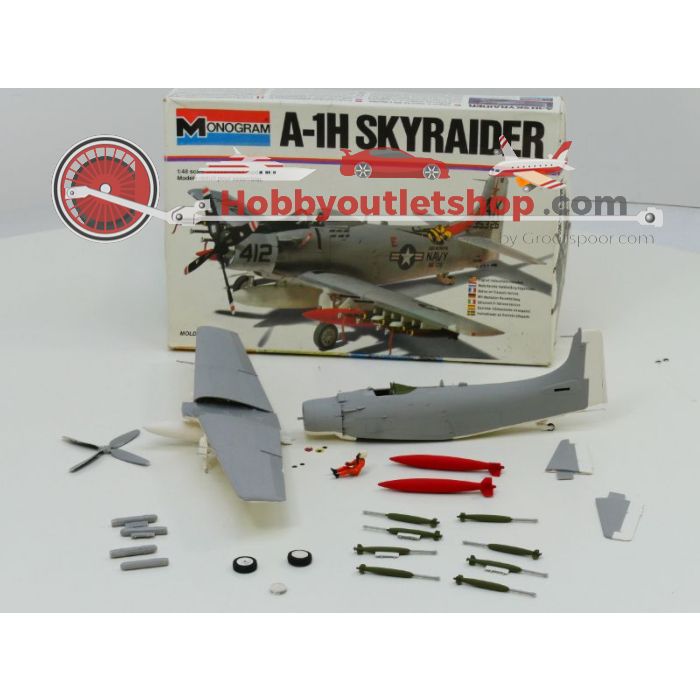 Schaal 1:48 Monogram 5456 5419 Testors 522 Korean war era planes #233
