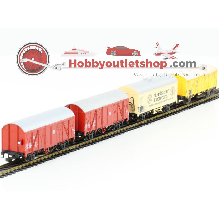Schaal H0 Märklin 4410 4411 4421 4509                       DB gesloten wagens #1331