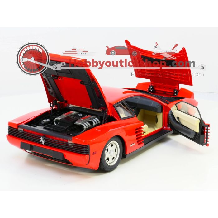Schaal 1:8 Pocher K51 Ferarri Testarossa 1984           #166 - sku: 20220208031439 - Gebruikt - Goede staat - Afbeelding 4