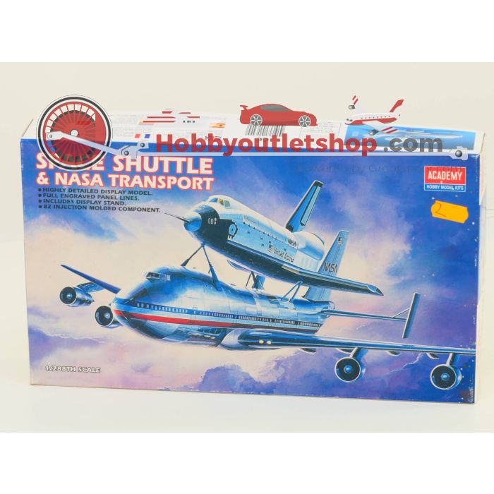 Schaal 1:288 Academy 1640 Space shuttle              & Nasa transport #260