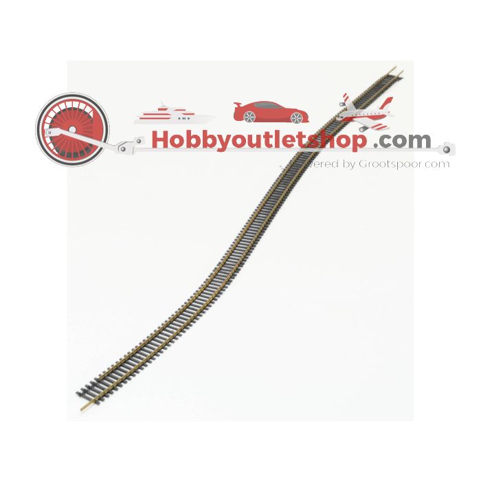 Schaal H0 Fleischmann 6006 flexibele rails 5st totaal ±4900mm  #1554