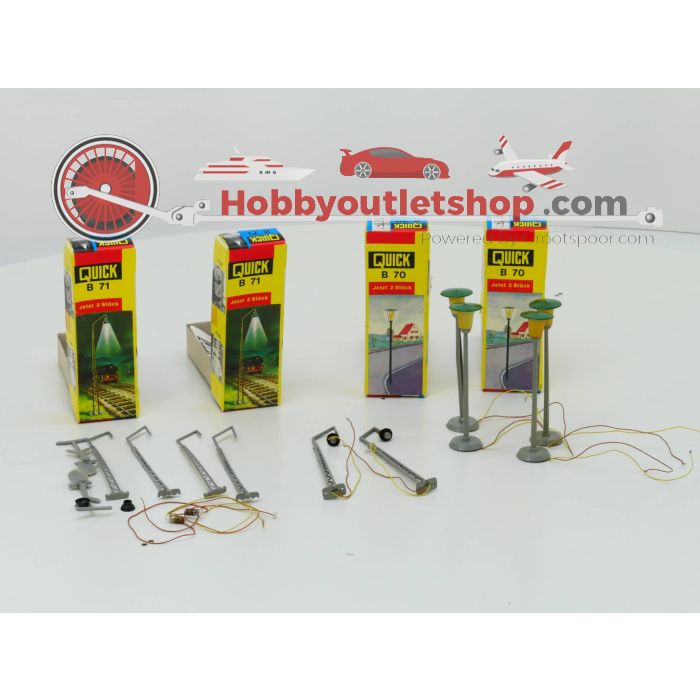 Schaal H0 Quick Pola B70 B71 Set lantaarns          #1713