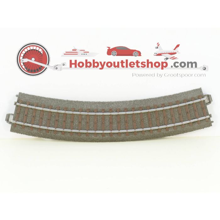 Schaal H0 Märklin 24130 C-Rails gebogen R1           Radius 360 mm 30 graden 6st #1122