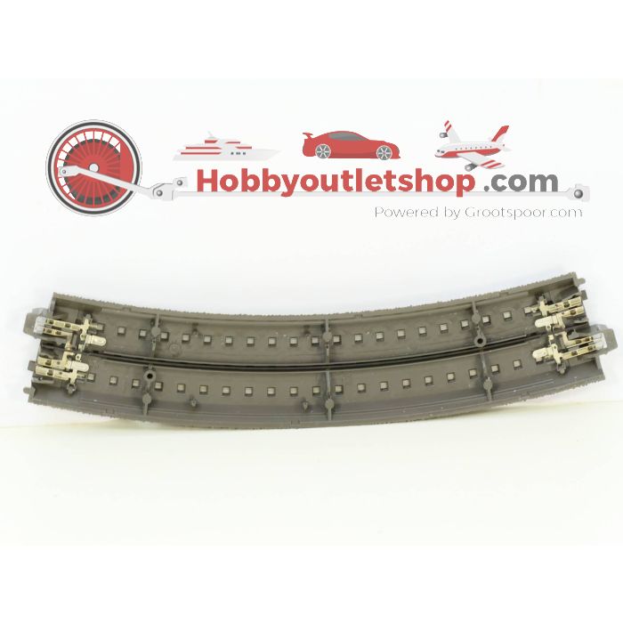 Schaal H0 Märklin 24130 C-Rails gebogen R1           Radius 360 mm 30 graden 6st #1122