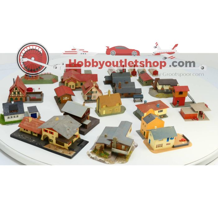 Schaal H0 Assortiment van 21 gebouwen #1846 - sku: 20220505121443 - Gebruikt - Goede staat - Afbeelding 3