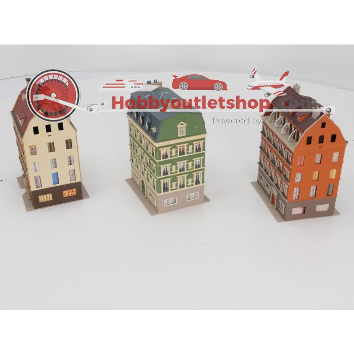 Schaal H0 Vollmer 43780 Blok van 3 appartementen #3235