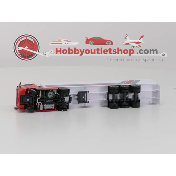 Schaal 1:50 JOAL Compact Volvo FH16 Globbetrotter XL Ref. 330 Trekker met rode cabine #3862