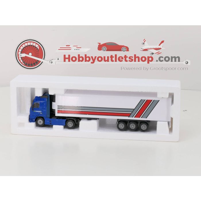 Schaal 1:50 JOAL Compact Volvo FH16 Globbetrotter XL 520 Ref. 330, met blauwe cabine. #3863