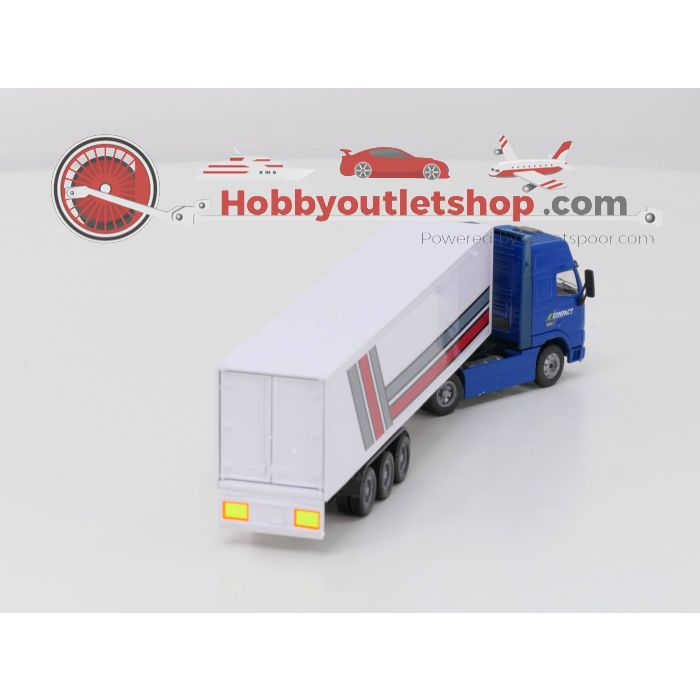 Schaal 1:50 JOAL Compact Volvo FH16 Globbetrotter XL 520 Ref. 330, met blauwe cabine. #3863