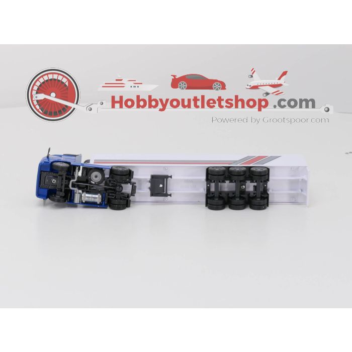 Schaal 1:50 JOAL Compact Volvo FH16 Globbetrotter XL 520 Ref. 330, met blauwe cabine. #3863