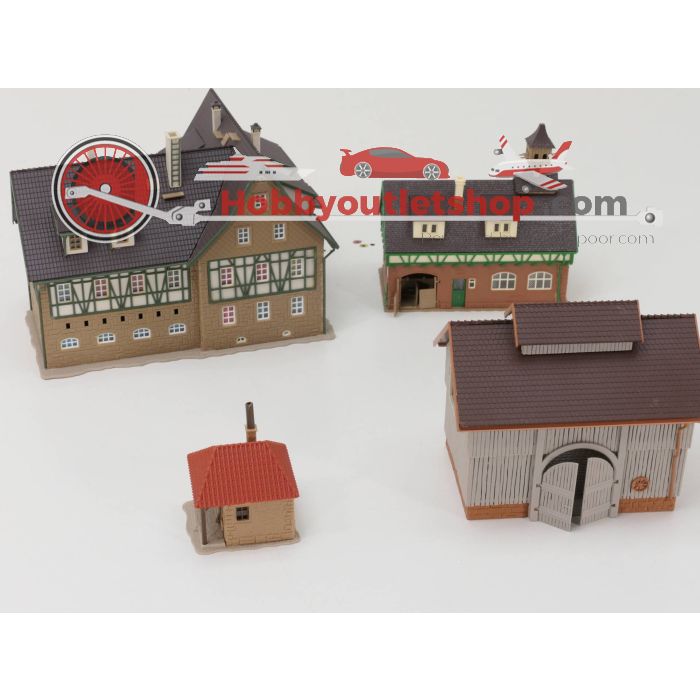 Schaal H0 Set Vollmer 3727 - Vollmer 3725 - Vollmer 3726 - Vollmer 3733 #3238