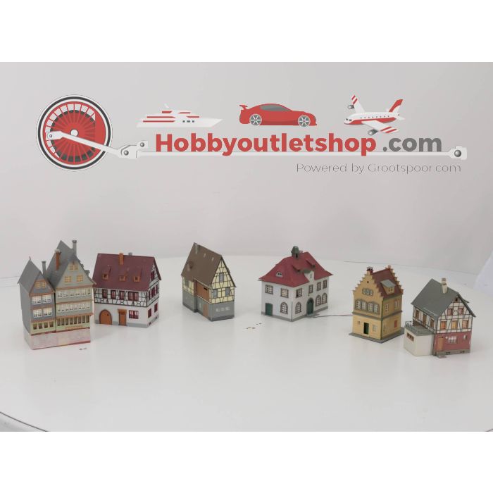 Schaal H0 Faller 6 verschillende huizen #3921 - sku: 20230519041853 - Used - Good condition - Photo 2