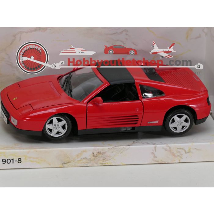 Bburago / Maisto 1:24 Red Ferrari set 4st. - sku: 20230520043952 - Nieuw - Afbeelding 4