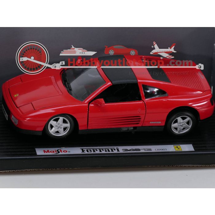Bburago / Maisto 1:24 Red Ferrari set 4st. - sku: 20230520043952 - Nieuw - Afbeelding 5