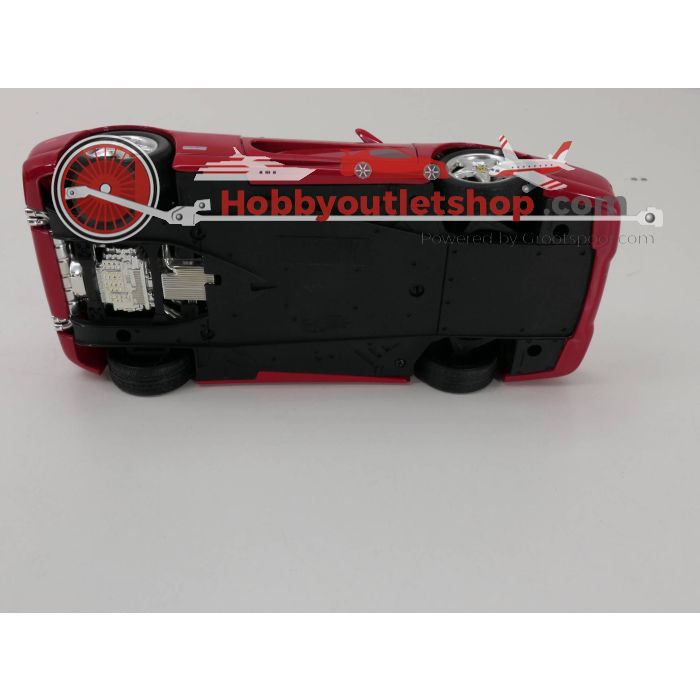 Schaal 1:18 set Anson Ferrari 550 Maranello - Hotwheels Ferrari Enxo - Hotwheels Ferrari F355 #3249
