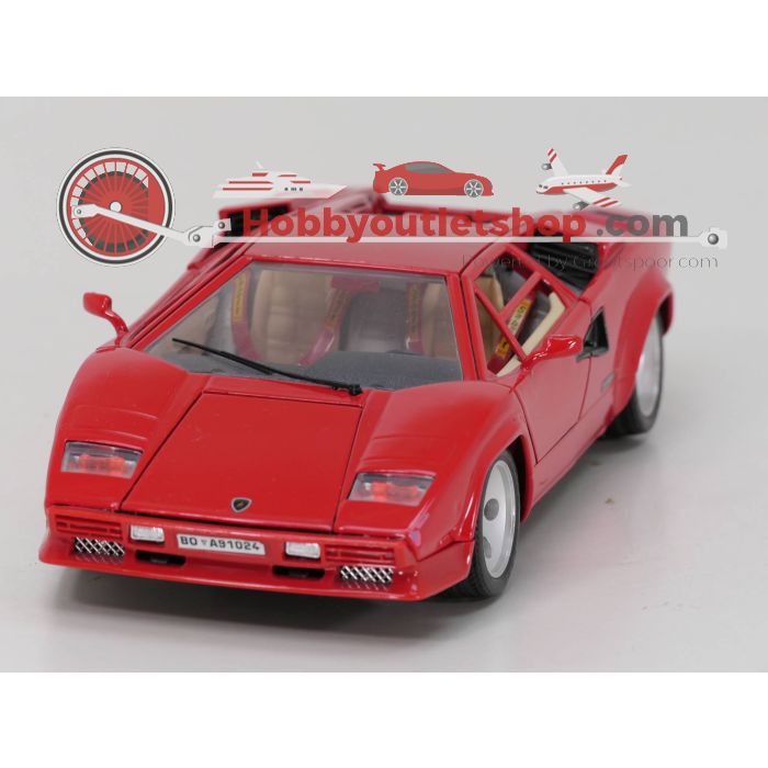 Schaal 1:18 Bburago lamborghini countach 1988 #3983
