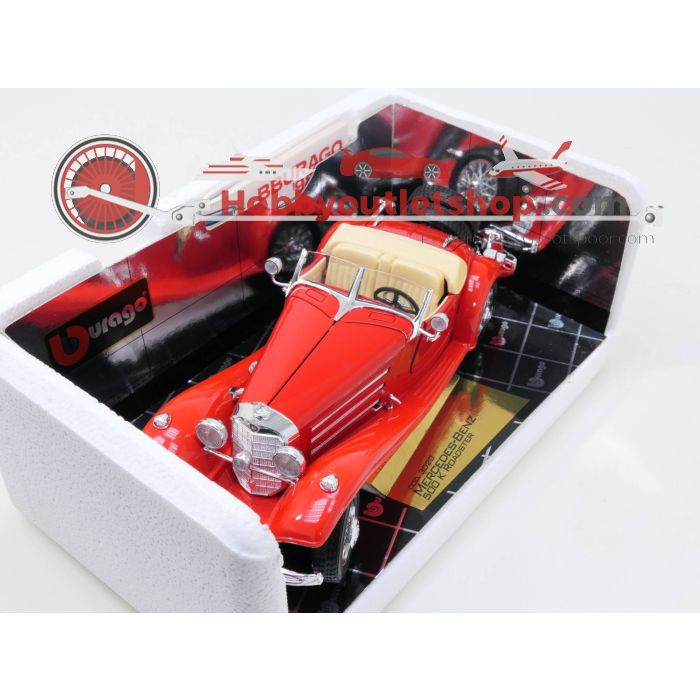 Schaal 1:20 Bburago 3020 Mercedes-Benz 500 k Roadster 1936 special collection #3252
