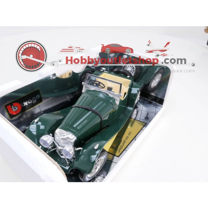 Schaal 1:18 Bburago 3006 Jaguar SS 100 1937 special collection #3253