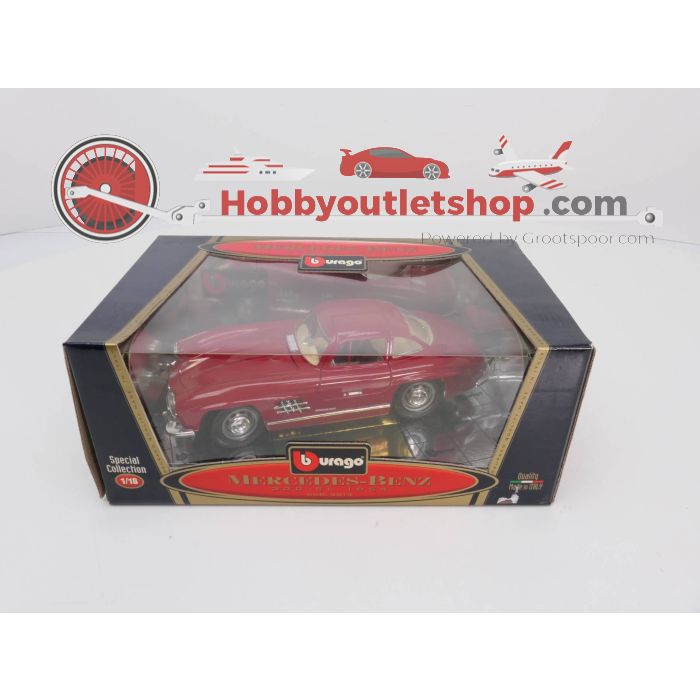 Schaal 1:18 Bburago 3013 Mercedes-Benz 300 SL 1954 #3255