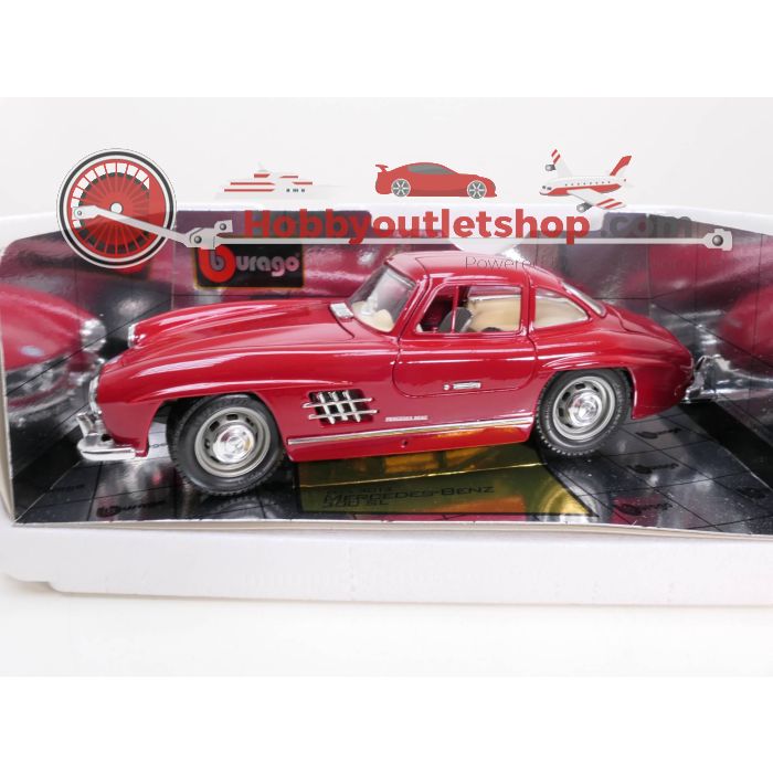 Schaal 1:18 Bburago 3013 Mercedes-Benz 300 SL 1954 #3255