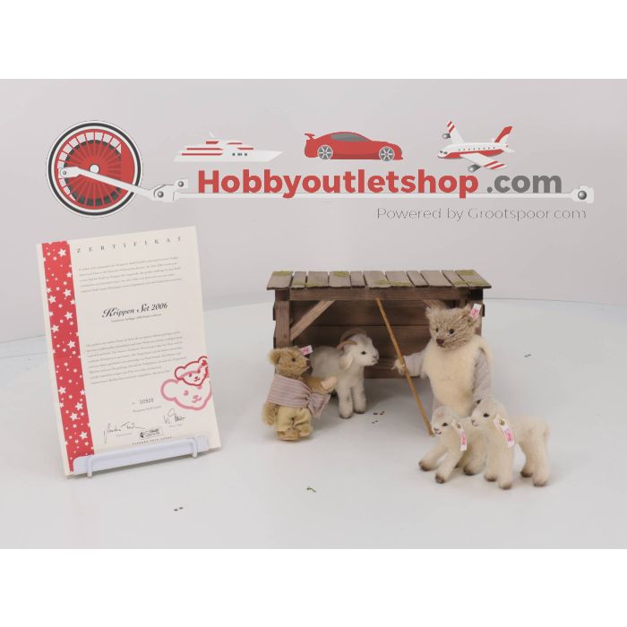 Steiff Kerststal 2006 037450 gelimiteerd tot 1000 Nr. 00920 met certificaat in originele verpakking #4551 - sku: 20230629022333 - Gebruikt - Zo goed als nieuw - Afbeelding 1