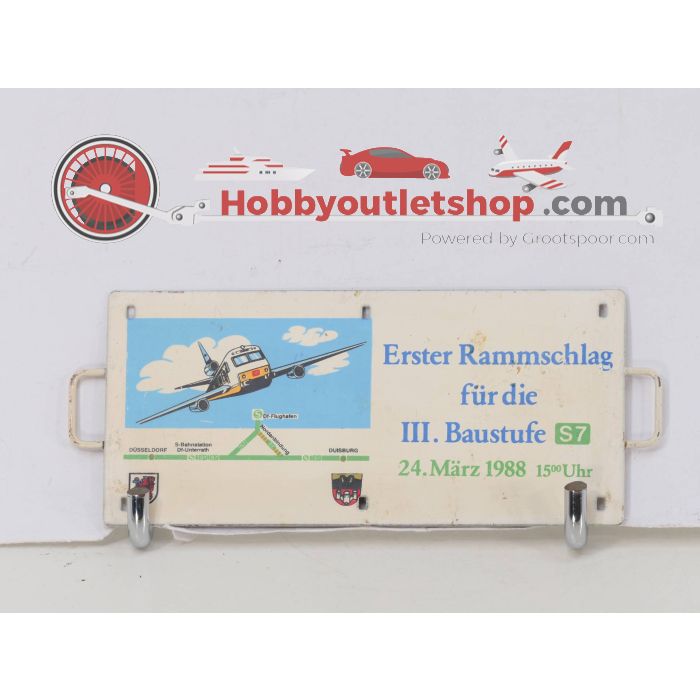 Set A 11st. Miniatur Zuglauf Schilder