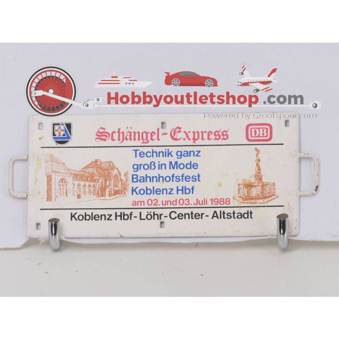 Set B 12st. Miniatur Zuglauf Schilder