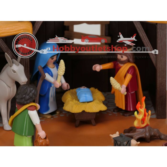 Playmobil 5588 Grote Kerststal, de figuurtjes staan vastgelijmd #4568 - sku: 20230705115529 - Gebraucht - Sehr guter Zustand - Bild 2