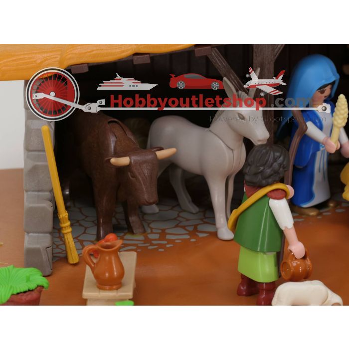 Playmobil 5588 Grote Kerststal, de figuurtjes staan vastgelijmd #4568 - sku: 20230705115529 - Gebraucht - Sehr guter Zustand - Bild 3