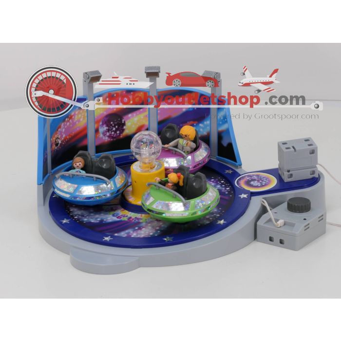 Playmobil Breakdance kermis 5554 samen met Playmobil 5556 Kermis Elektrische aandrijfmotor voor attracties #4572 - sku: 20230705040029 - Gebraucht - Sehr guter Zustand - Bild 3