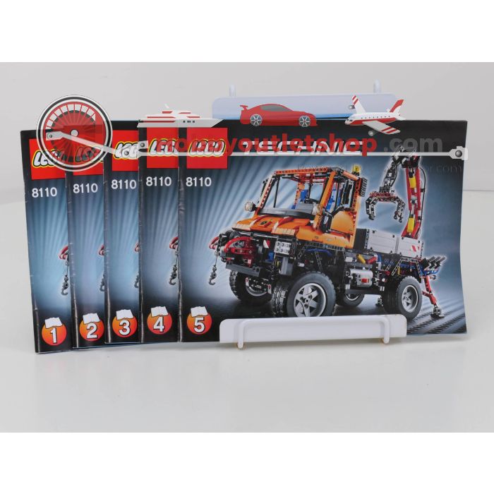 Lego Technick 8110 Mercedes-Benz Unimog U 400 inclusief 5 boekjes #4574