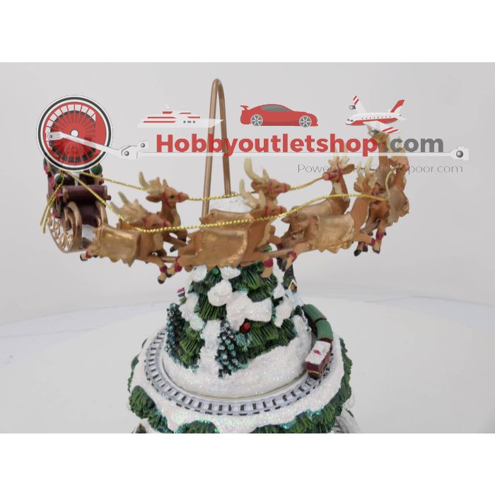 Thomas Kinkade's Brockenbahn Winterwonderland Kerstboomsculpture. Sculpture nr L3808 #4587