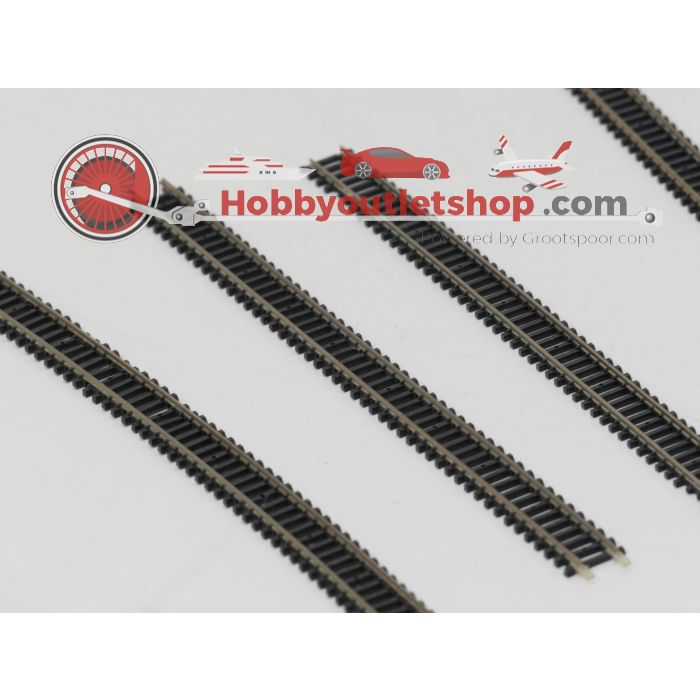 Schaal N-spoor 1:160 Atlas flexibele rails +/- 2.5 meter #3299