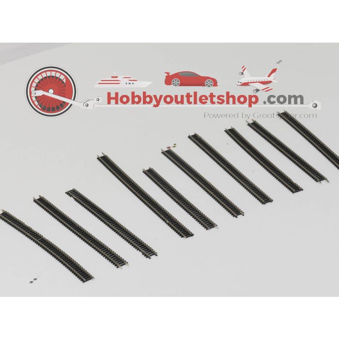 Schaal N-spoor 1:160 Atlas flexibele rails +/- 2.5 meter #3299