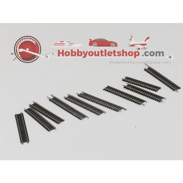Schaal N-spoor 1:160 Atlas Flexibele rechte rail +/- 2.70 meter #3301